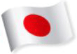 bandiera del giapone, fondo bianco e cerchio rosso