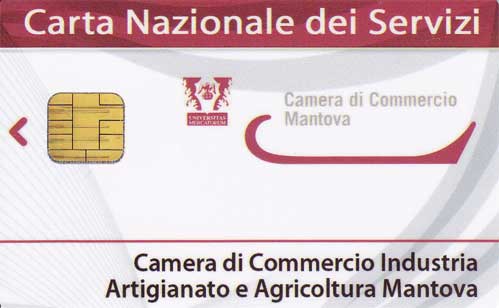 Richiesta smart card camera di commercio modena