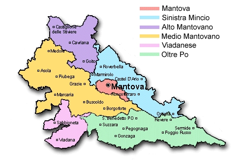 Cartina Mantova